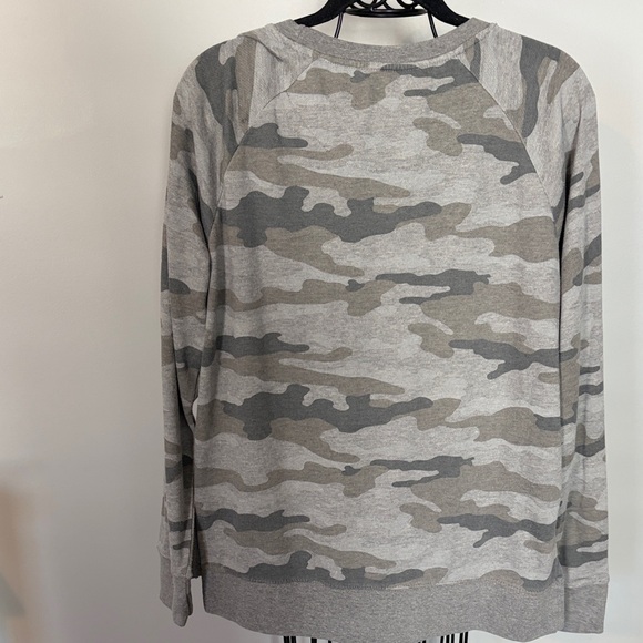 Pressbox Gray camo Clemson tigers  Sweatshirt oversized women’s large shirt top - Picture 4 of 5